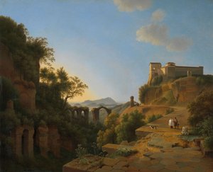 Napolinlahti ja Ischian saari kaukana, 1818