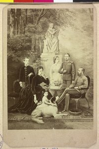 Itävallan keisari perheen kanssa Franz Joseph I tekijältä Joseph Bermann