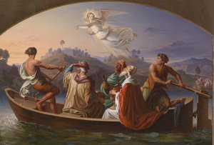 Die Heiligen Drei Könige am Weg nach Bethlehem tekijältä Joseph Binder