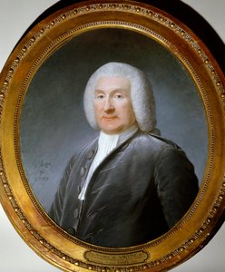 Antoine de Sartinen (1729-1801), Ludvig XV:n poliisiluutnantin muotokuva Joseph Bozen (1744-1826) akvarellimaalauksesta. 1787. Versailles, Chateau Museum