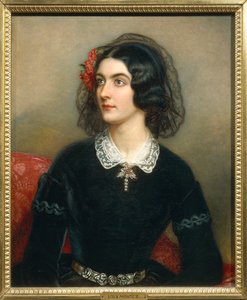 Maria Dolores Elisa Gilbertin muotokuva, joka tunnetaan nimellä Lola Montez (Limerick tekijältä Joseph Carl Stieler
