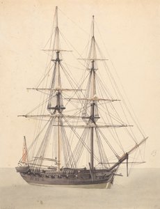 Yksittäinen Corvette. Keula Eteenpäin tekijältä Joseph Cartwright