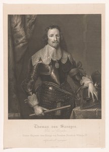 Portret van Francesco Tommaso van Savoye, prins van Carignano tekijältä Joseph Caspar