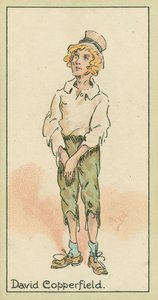 David Copperfield (värilitografia) tekijältä Joseph Clayton (1856-1937) (after) Clarke