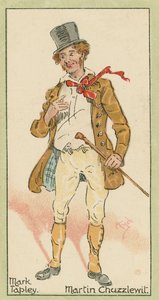 Mark Tapley, Martin Chuzzlewit (värilitografia) tekijältä Joseph Clayton (1856-1937) (after) Clarke
