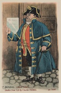 Herra Bumble, Oliver Twist (väri litho)