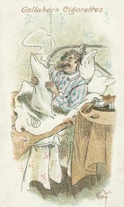 Rikkaruohon äänestäjät N:o 26 (värilitografia) tekijältä Joseph Clayton (1856 1937) Clarke