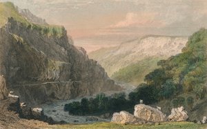 Valley of Linmouth, Pohjois-Devon, 1830.