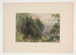 Villa Hudsonissa, lähellä Weehawkenia, Nathaniel Parker Willisin kuva