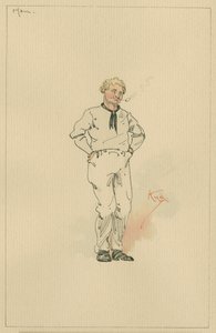 Ham Peggotty, n. 1920-luku (kynä ja muste wc:llä paperilla) tekijältä Joseph Clayton Clarke