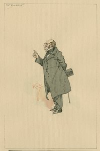 Mr Bucket, noin 1920-luku (kynä ja muste wc:llä paperilla) tekijältä Joseph Clayton Clarke
