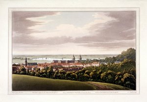 Näkymä Greenwichiin, Lontooseen, 1795 tekijältä Joseph Constantine Stadler