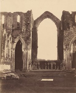 Fountains Abbey. Yhdeksän alterin kappeli, sisustus, 1850-luku.