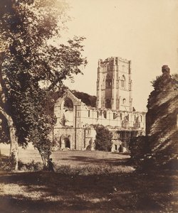 Fountains Abbey. Kirkko, Luostari ja Hospitium, 1850-luku.