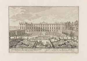 Palais Trautson Wienissä, 1719. tekijältä Joseph Emanuel Fischer von Erlach