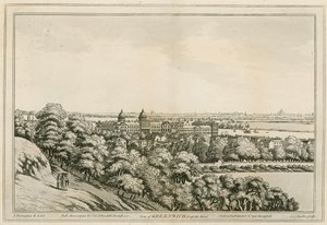 Näkymä Greenwichiin, Lontooseen ja ylös Thames-joelle tekijältä Joseph Farington