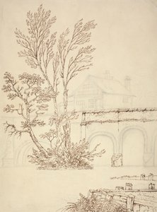 Caversham Bridge, Reading tekijältä Joseph Farington