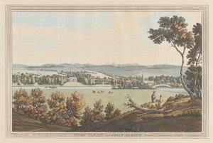 Court Garden ja Great Marlow tekijältä Joseph Farington