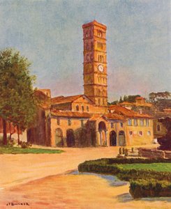 Rooma: Maria in Cosmedin (värilitografia).