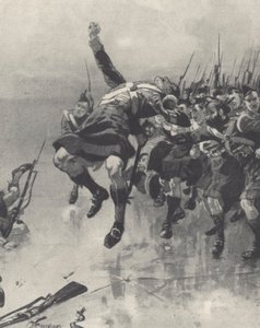 Skotlannin joukot (litho) tekijältä Joseph Finnemore