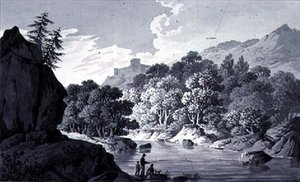 Maisema luonnoksia