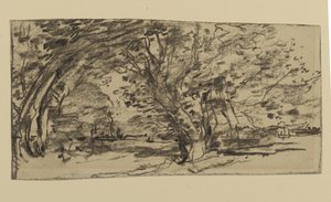 Study of Trees, 1870 (grafiitti paperille)