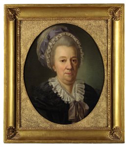 Prinsessa Jekaterina Ivanovna Cherkasovan muotokuva 1727-1797, os Hedvig Elisabeth von Biron, 1781 tekijältä Joseph Friedrich August Darbes