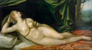 Venus nukkumassa, Joseph Heintz vanhin (1564-1609).