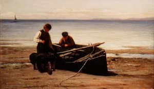 Pojat rannalla