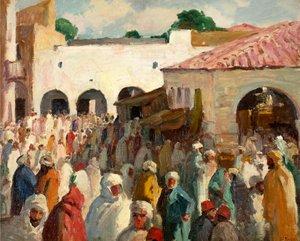 Sidi-bou-Said (Tunisia) tekijältä Joseph Henry Sharp