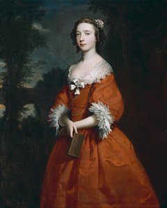 Neiti Hamilton, n. 1735-1745 tekijältä Joseph Highmore