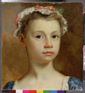 Luonnos nuoresta tytöstä, n. 1730-40 tekijältä Joseph Highmore