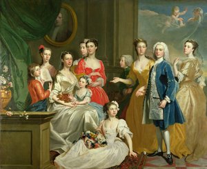 Eldred Lancelot-Leen perhe, 1736