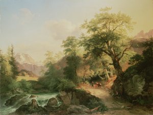 Metsä Wienin lähellä, 1852
