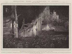 Coronation Night Illuminations Lontoossa