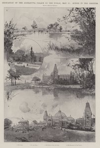 Alexandran palatsin vihkiminen yleisölle, 18. toukokuuta, Scenes in Grounds