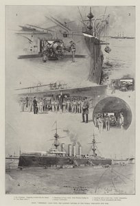 HMS Terrible, 14 220 tonnia, maailman suurin risteilijä, valmistautuu sotaan.