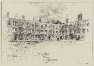 Jeesus College, Cambridge tekijältä Joseph Holland Tringham
