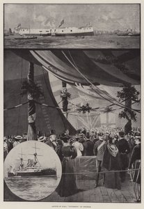 HMS Victoriousin vesillelaskeminen Chathamissa