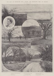 Rivington Hall Estaten ja Rivington Piken lahja Boltonille tekijältä Joseph Holland Tringham