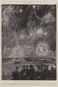 Persian shaahin vierailu Isoon-Britanniaan tekijältä Joseph Holland Tringham