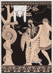 Jason ja kultainen talja (värilitografia) tekijältä Joseph Kuhn-Regnier