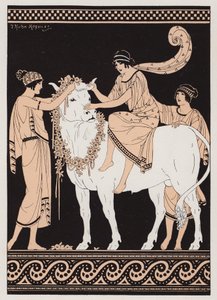 Zeus ja Europa (värilitografia)