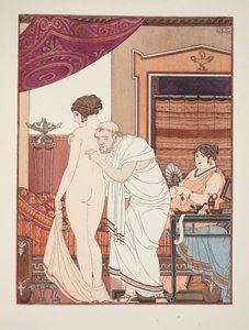 Rintaääniä, kuvitus teoksesta "Hippokrateen teokset", 1934 tekijältä Joseph Kuhn Regnier