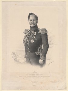 Kreivi Aleksei Fjodorovitš Orlovin muotokuva 1787-1862 tekijältä Joseph Lemercier
