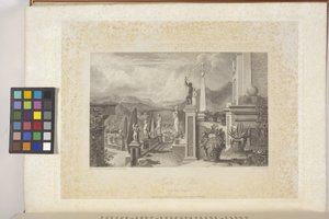Isola Bella Maggiore-järvellä (kaiverrus intialaiselle paperille, chine collé) tekijältä Joseph Mallord William (after) Turner