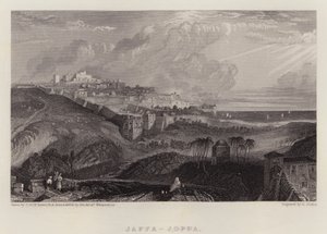 Jaffa, Joppa (väri litho) tekijältä Joseph Mallord William (after) Turner