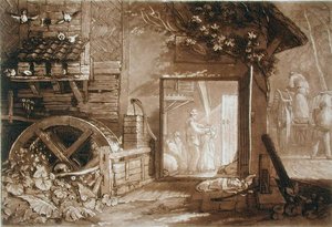 Penbury Mill, Kent, kaiverrus Charles Turner (1773-1857), julkaistu 1808 (kaiverrus)