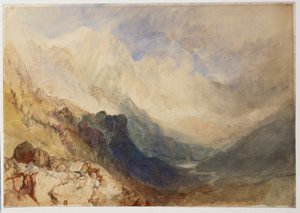 Kohtaus Val d"Aostassa tekijältä Joseph Mallord William Turner