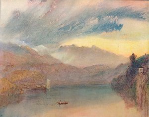Sveitsin järvi, 1909 tekijältä Joseph Mallord William Turner